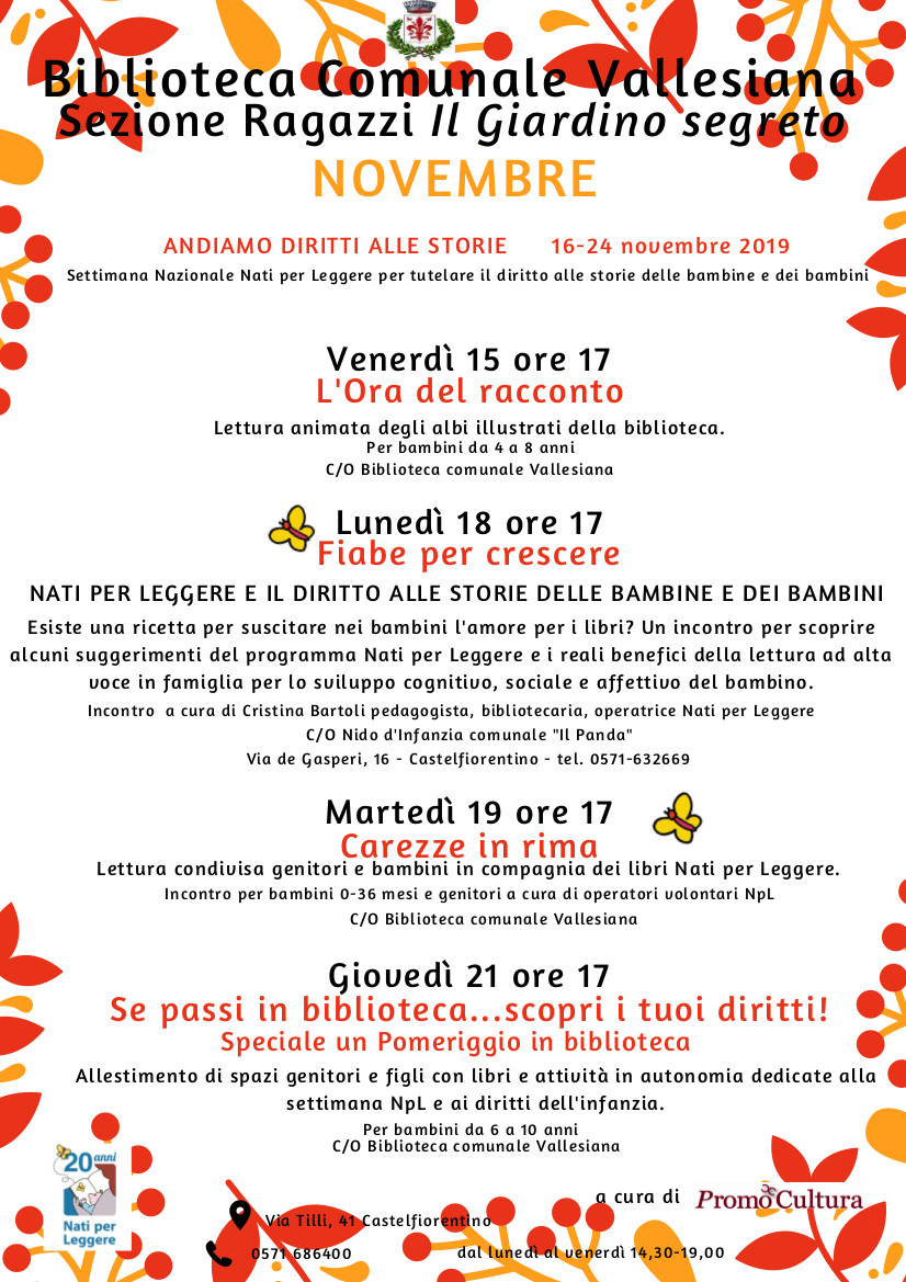 INIZIATIVE NOVEMBRE