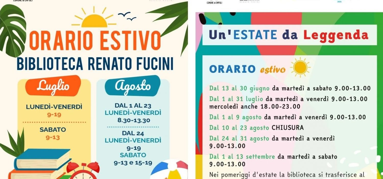 Gli orari estivi del 2026